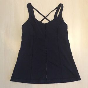 Lululemon black workout tank size 4